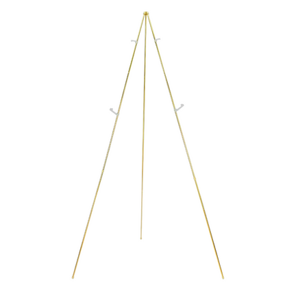 Gold Easel Sign Poster Stand Rental -  63''