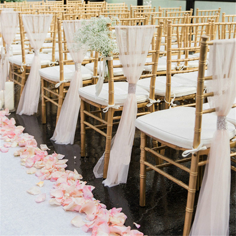 Chiavari Chairs W/Chiffon Tie rental.