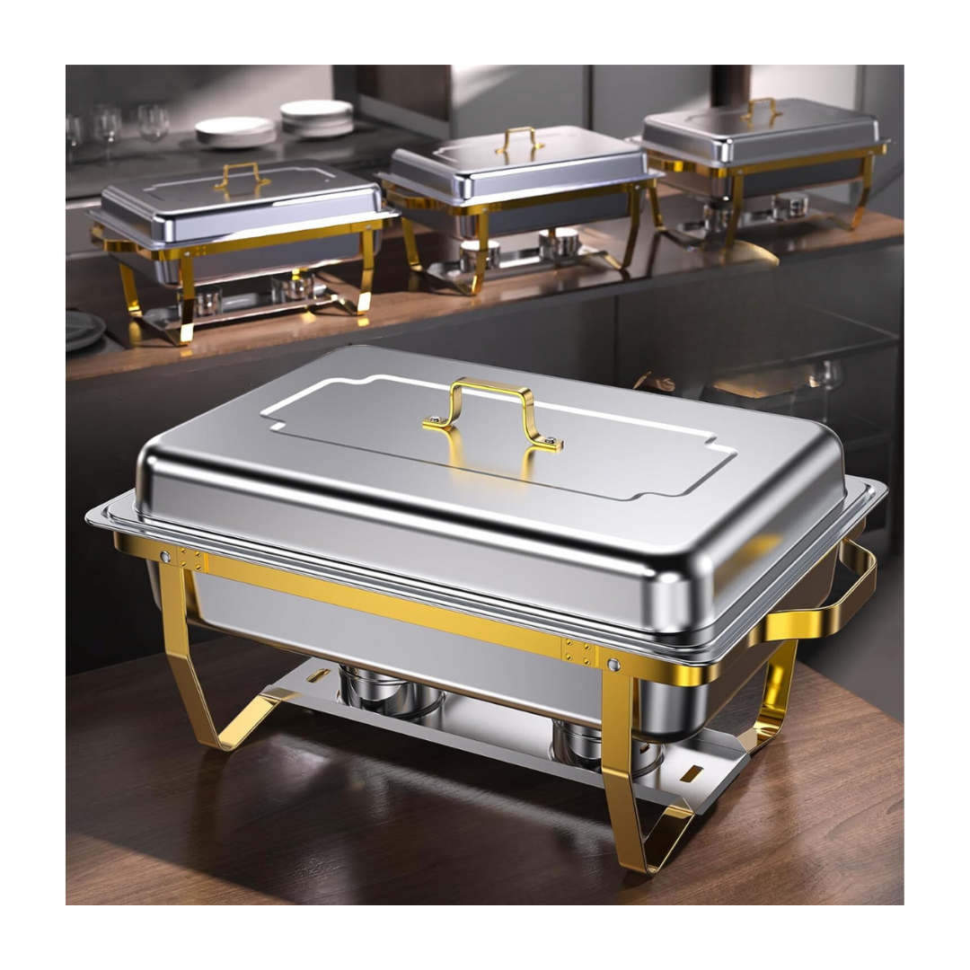 Chafing Dish Sterno Rental - Silver & Gold