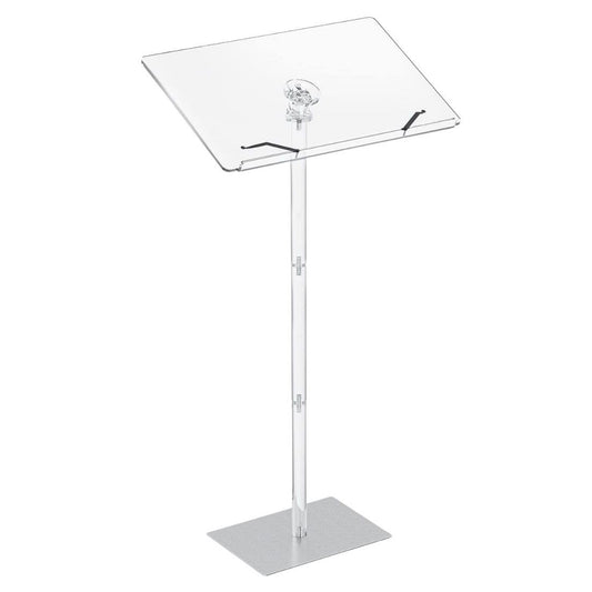 Clear acrylic lectern podium for rent in long island new york
