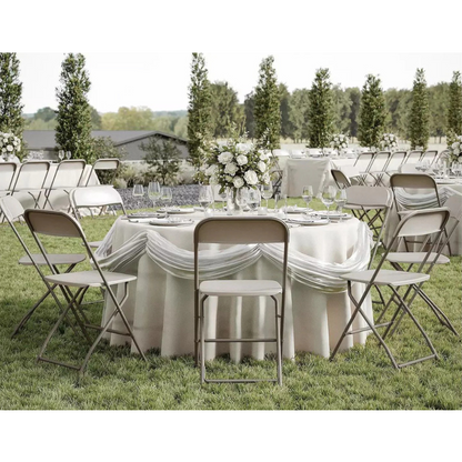 Folding Chair Rental - Beige