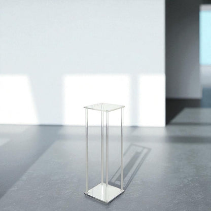 Square Mirror Base Acrylic Pedestal Stand - Rental (Copy)