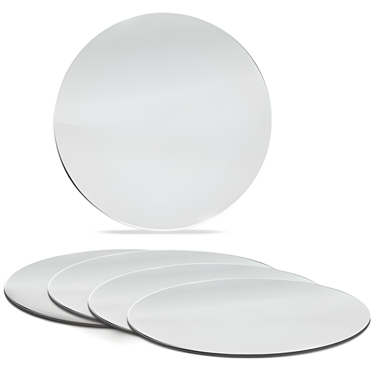 Heavy duty mirrors that are used for table centerpieces.