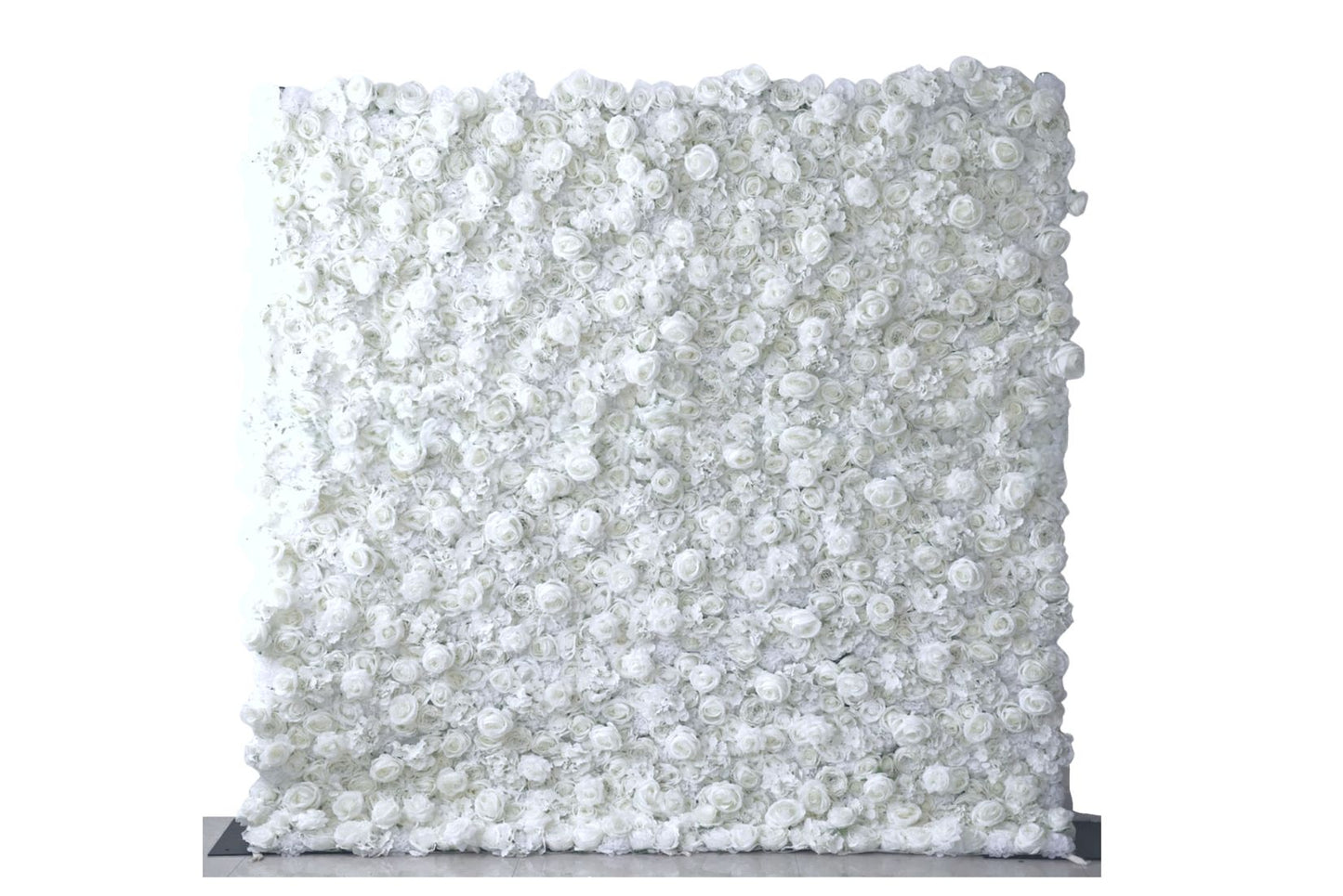 White flower wall for wedding, bridal or baby shower. Available for rent in queens new york